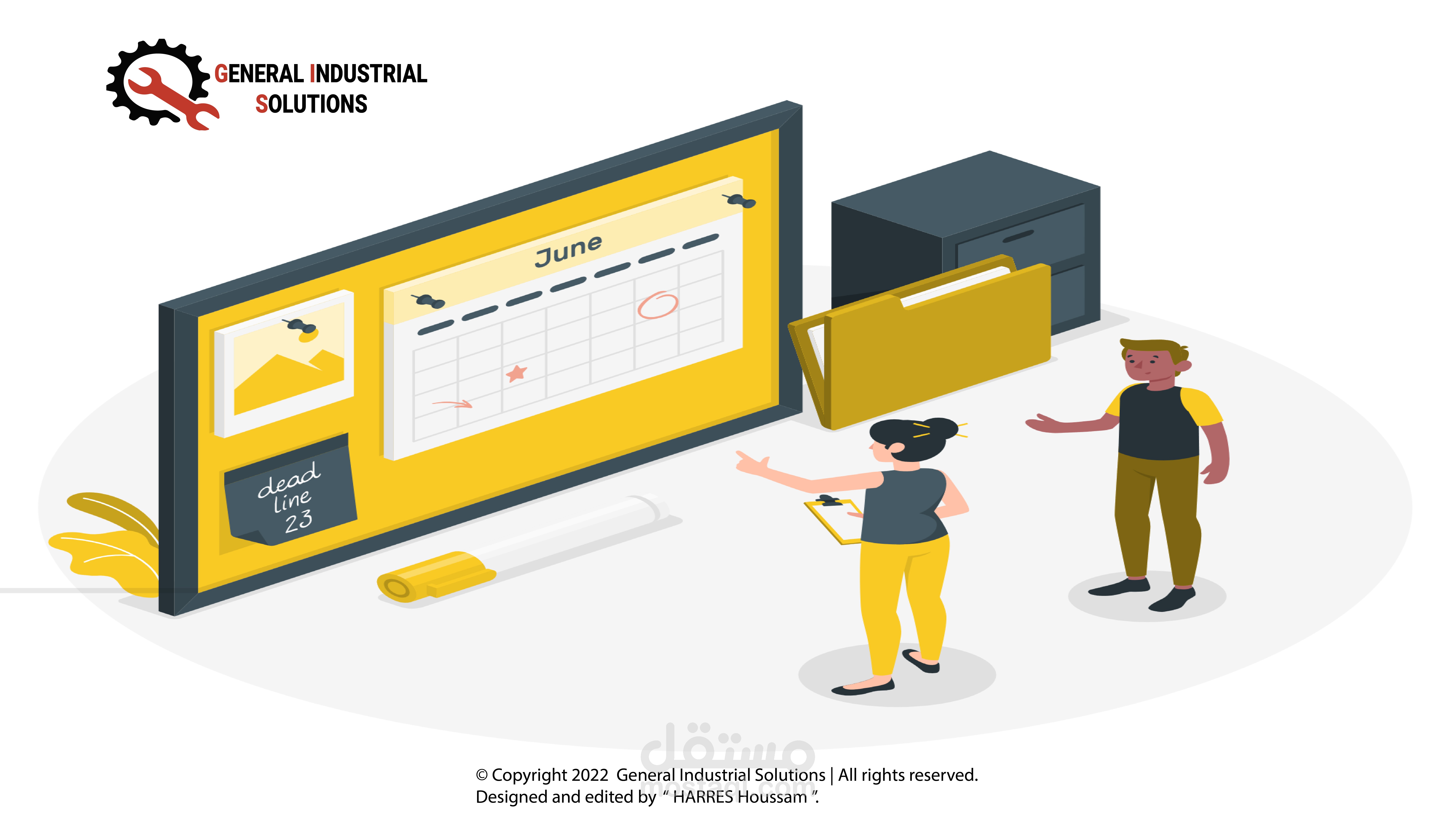 برمجة وتطوير موقع إلكتروني للشركة المغربية "General Industrial Solutions".