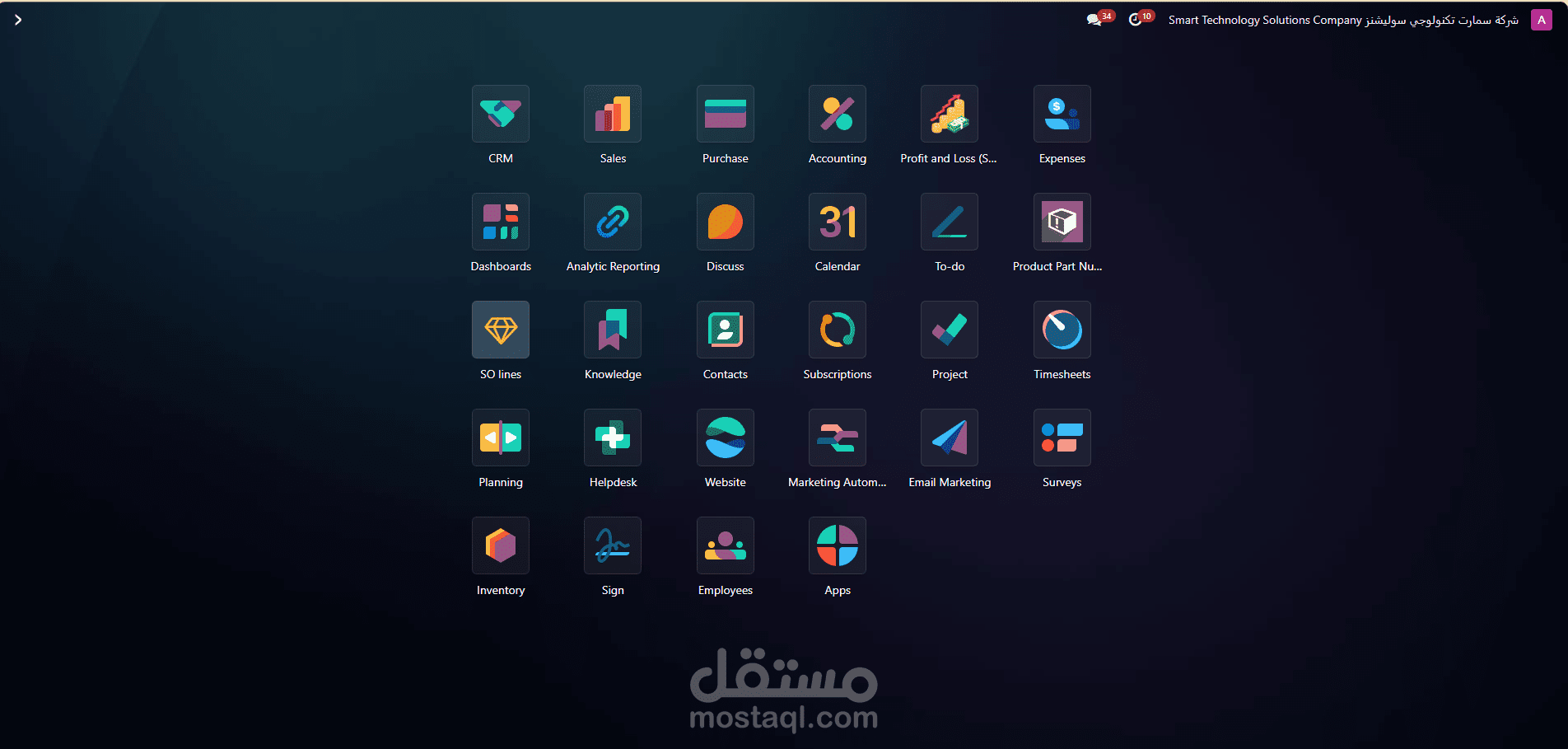 محاسب مالي بشركة سمارت تكنولوجي سوليشنز