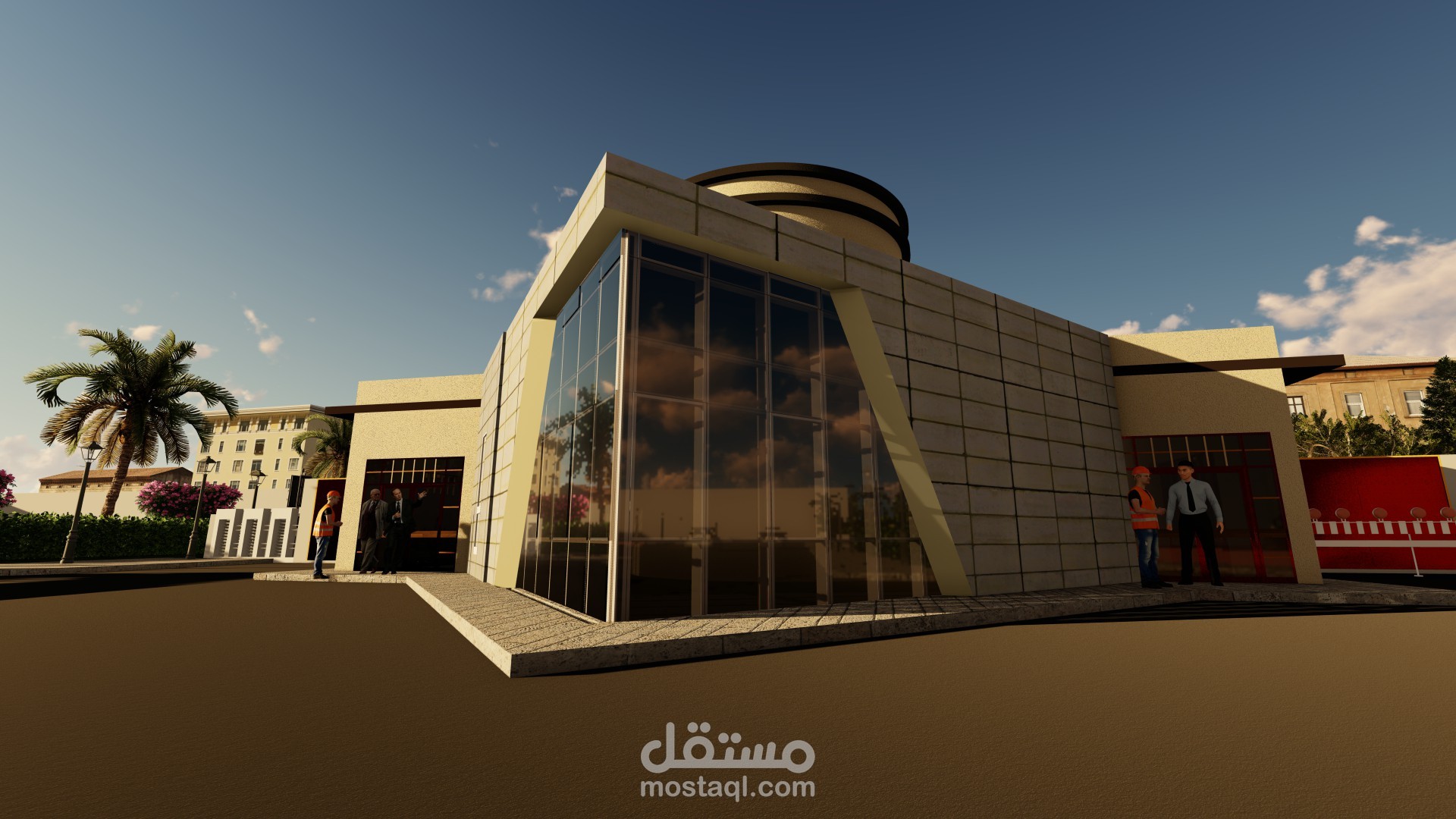 مدخل لشركة بترولية -الجزائر-
