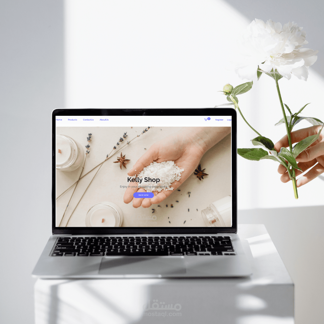 e-commerce website الفيديو مرفق