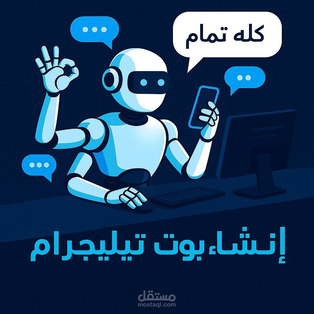 إنشاء شات بوت تيليجرام ذكي لعملك