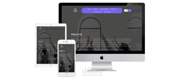 تطوير موقع الكتروني لشركة career finder agency