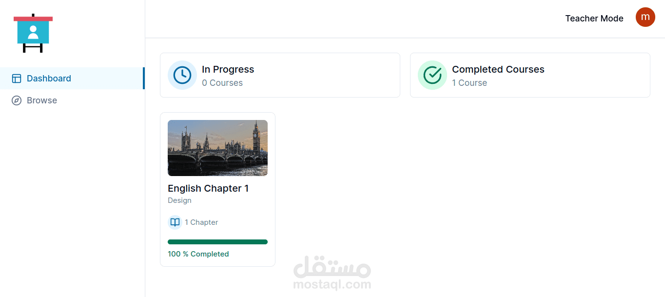 نظام لادراة الدورات المدفوعه والمجانيه باستخدام Next.js