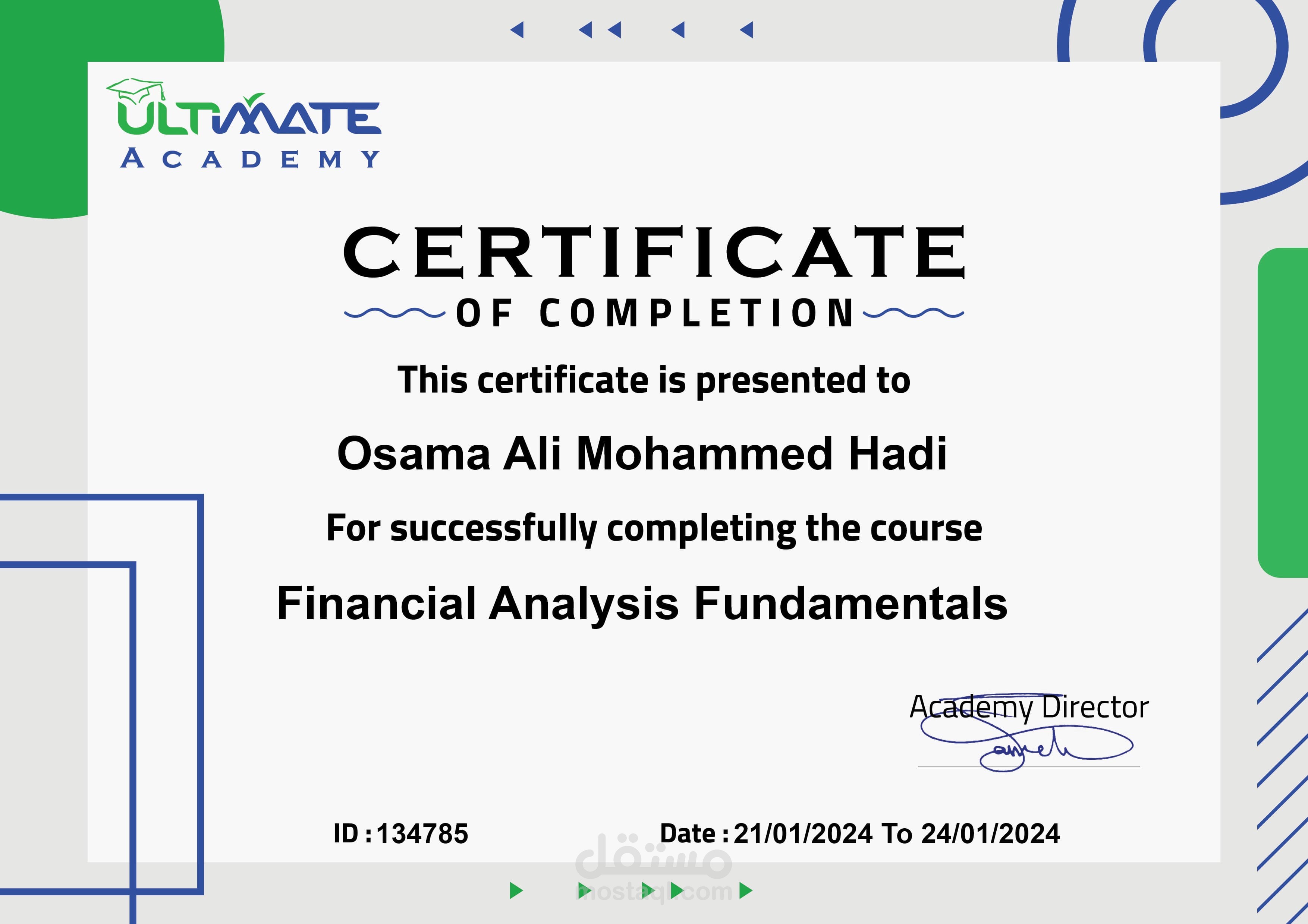 Financial Analysis