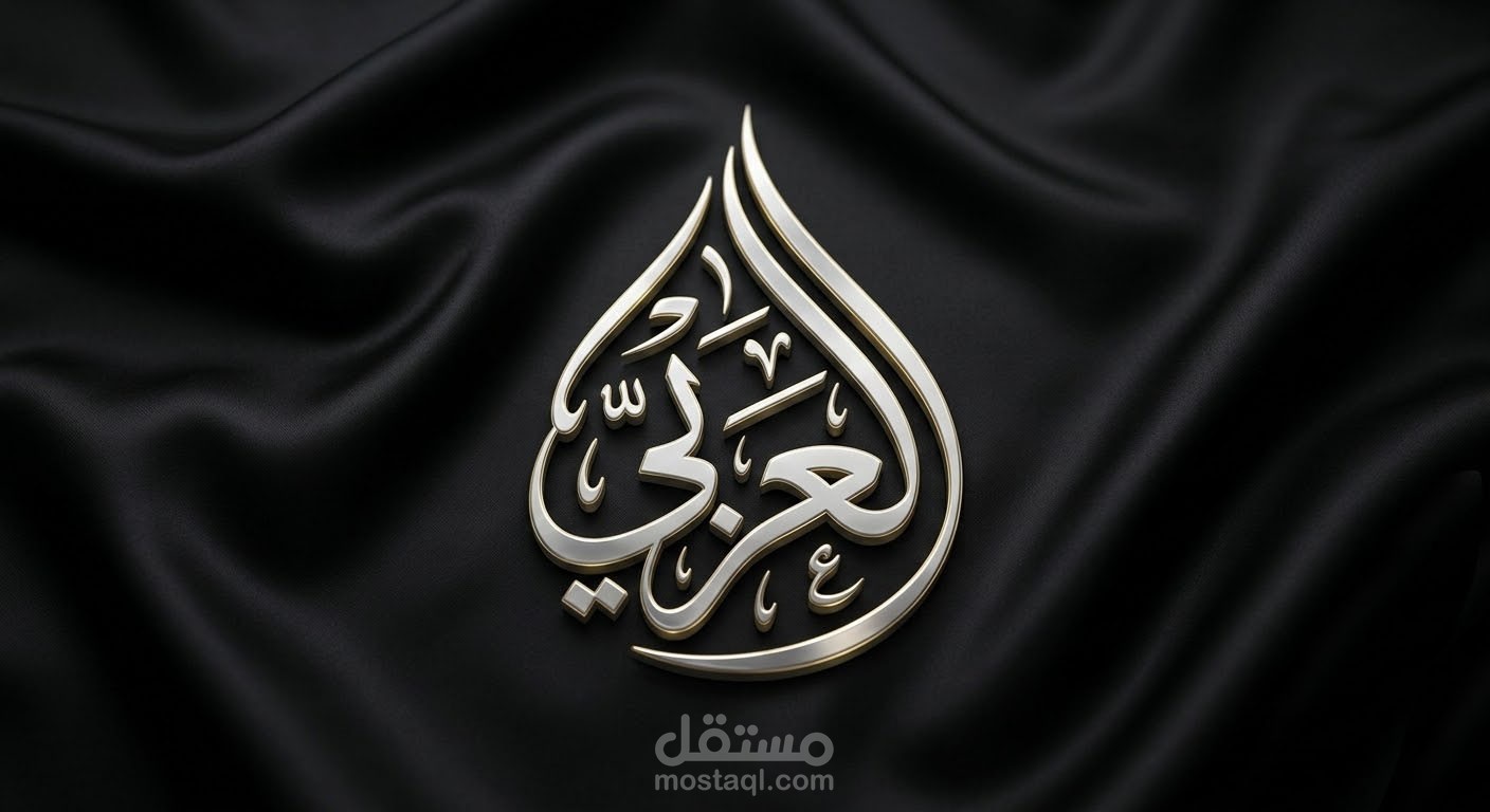 تصميم شعار احترافي بالخط العربي يعكس هوية البراند بشكل مميز