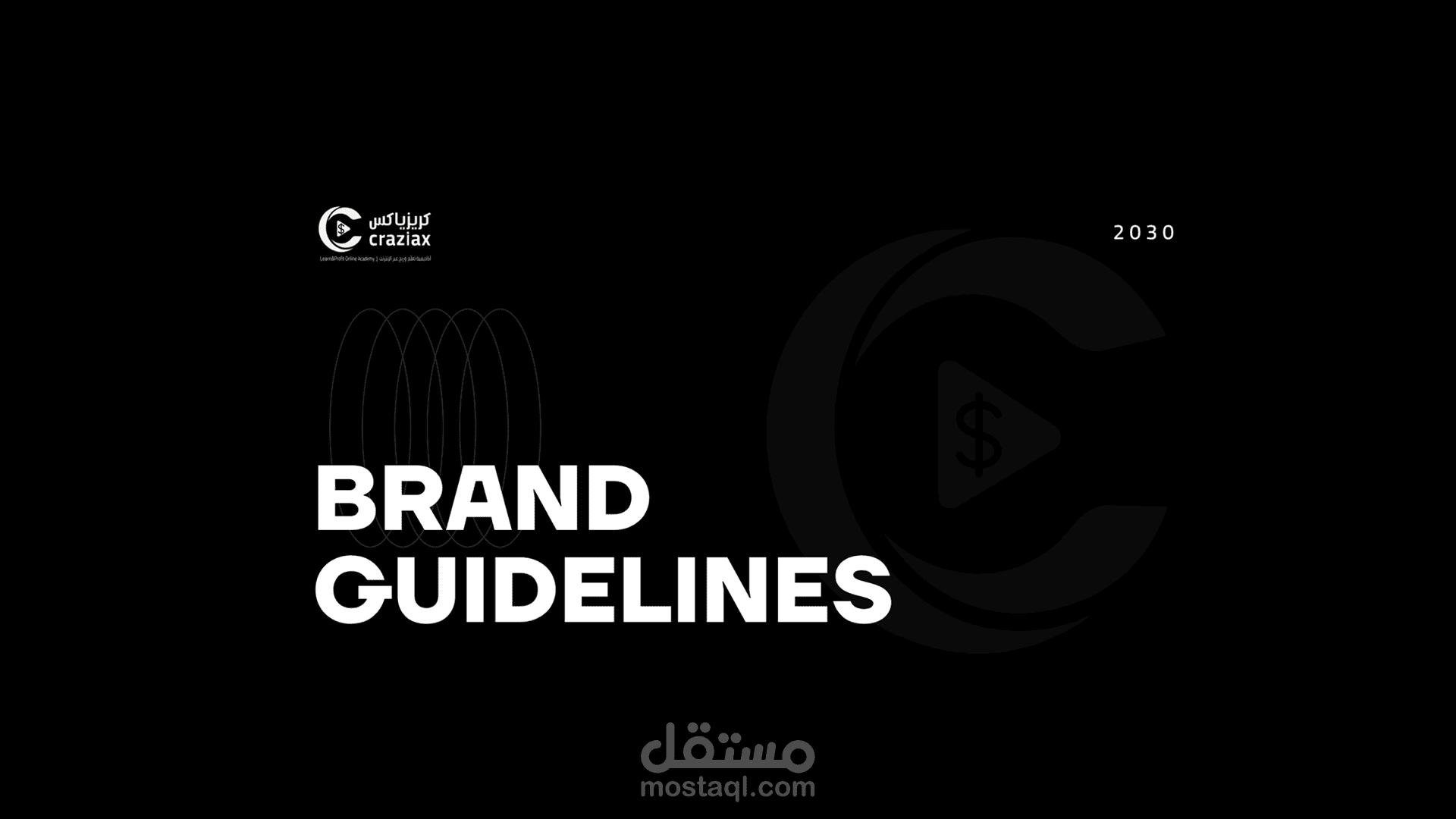 تصميم Brand Guidelines احترافي ودليل هوية بصرية متكامل للعلامات التجارية