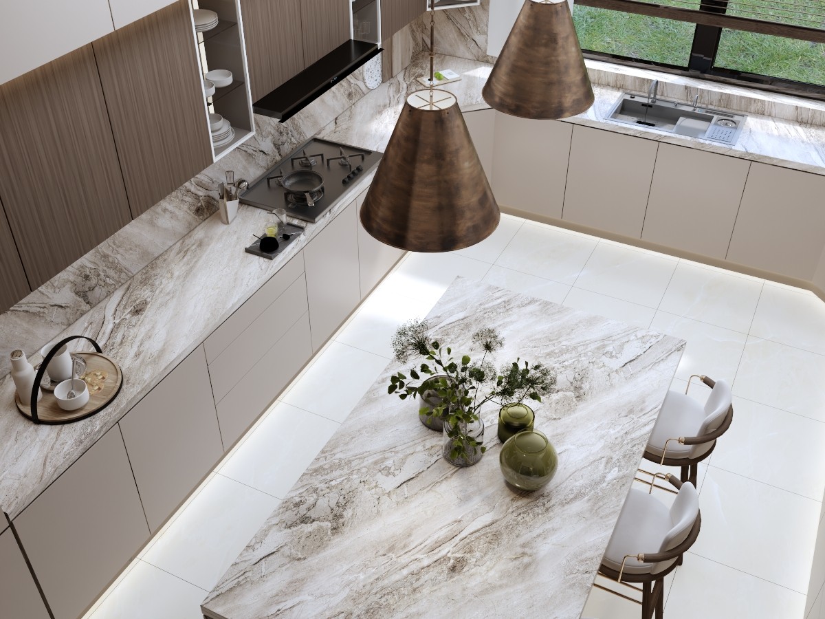 تصميم مطبخ  حديث