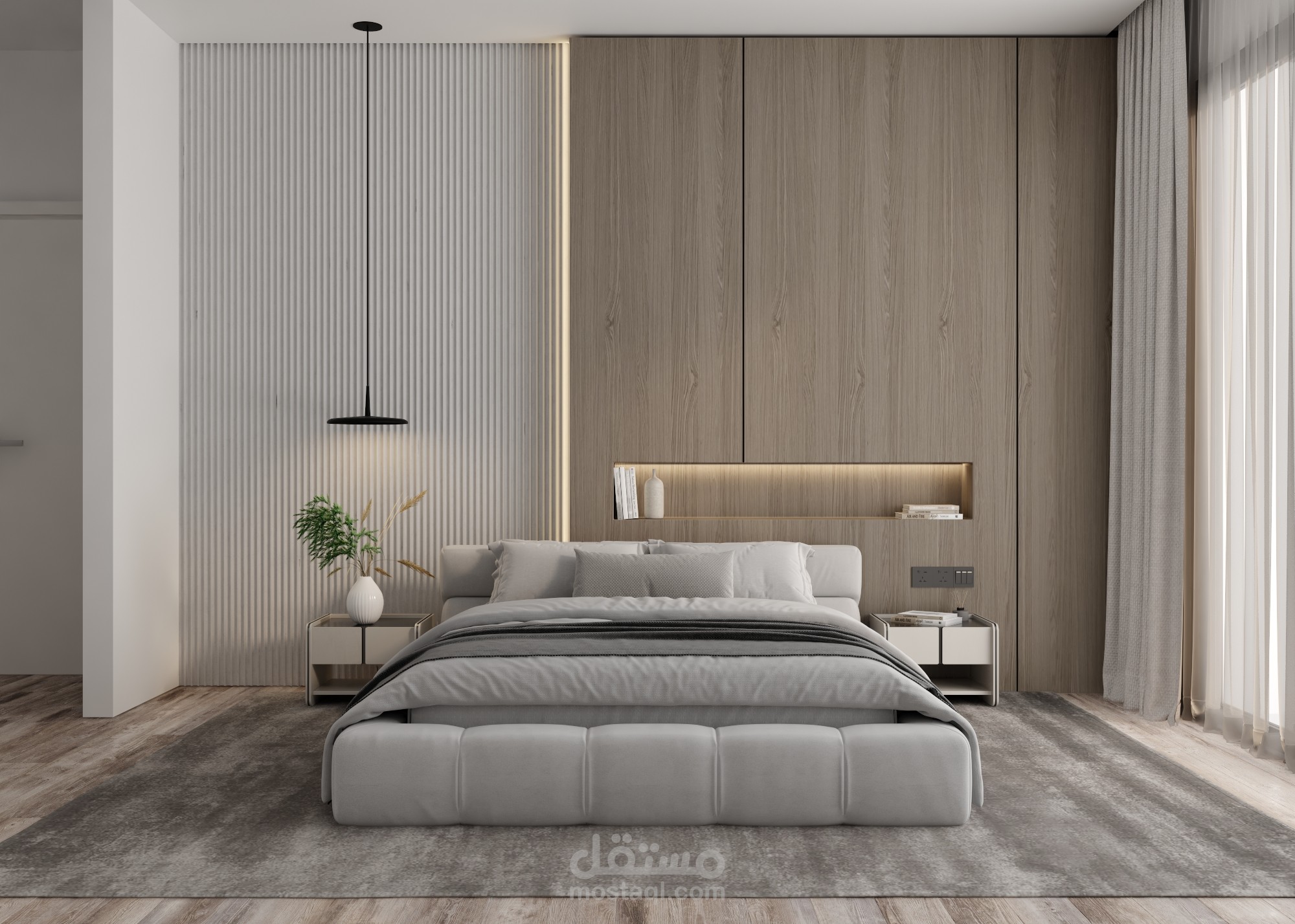 تصميم شقة سكنية مودرن