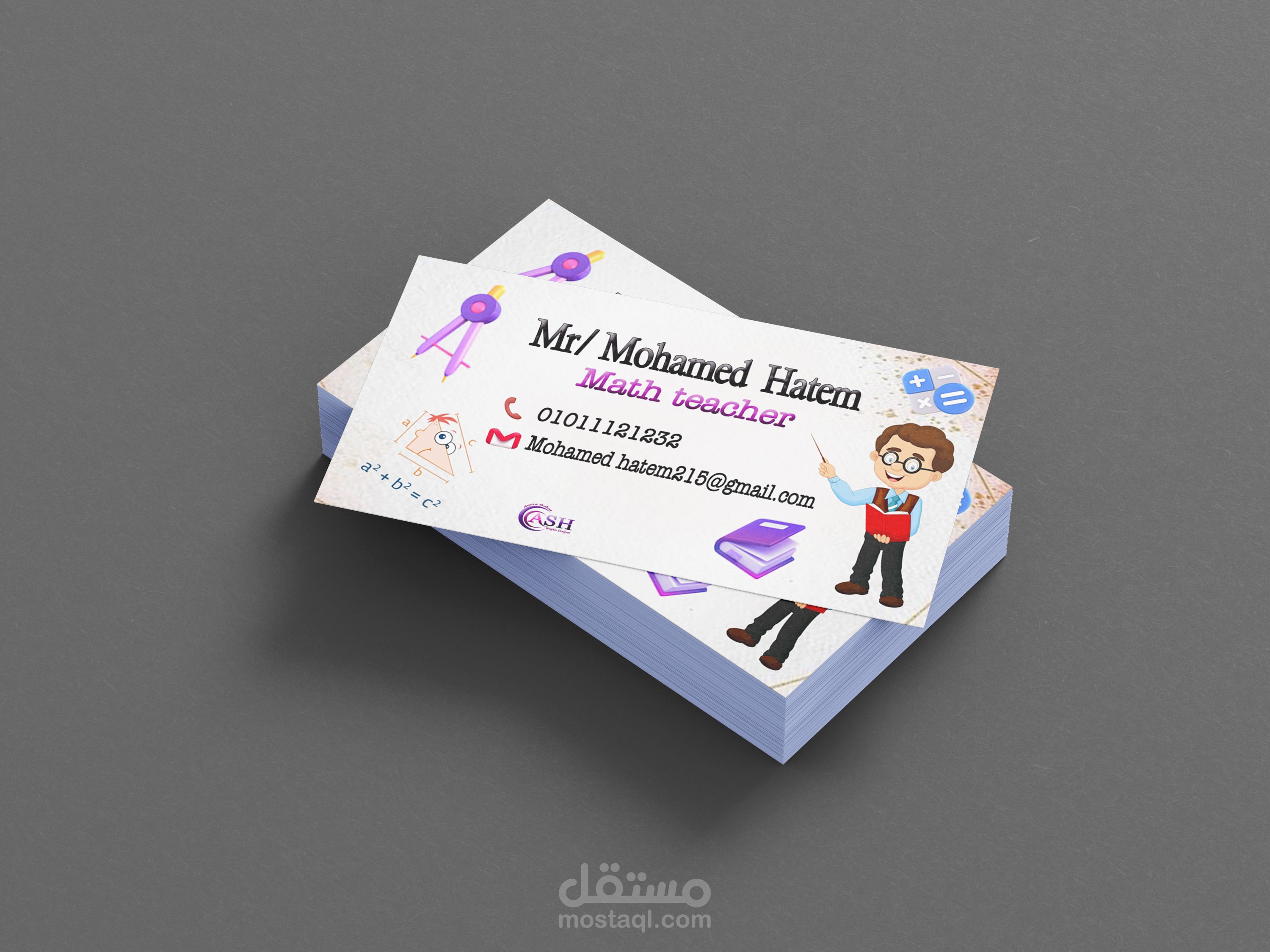 Business card teacher