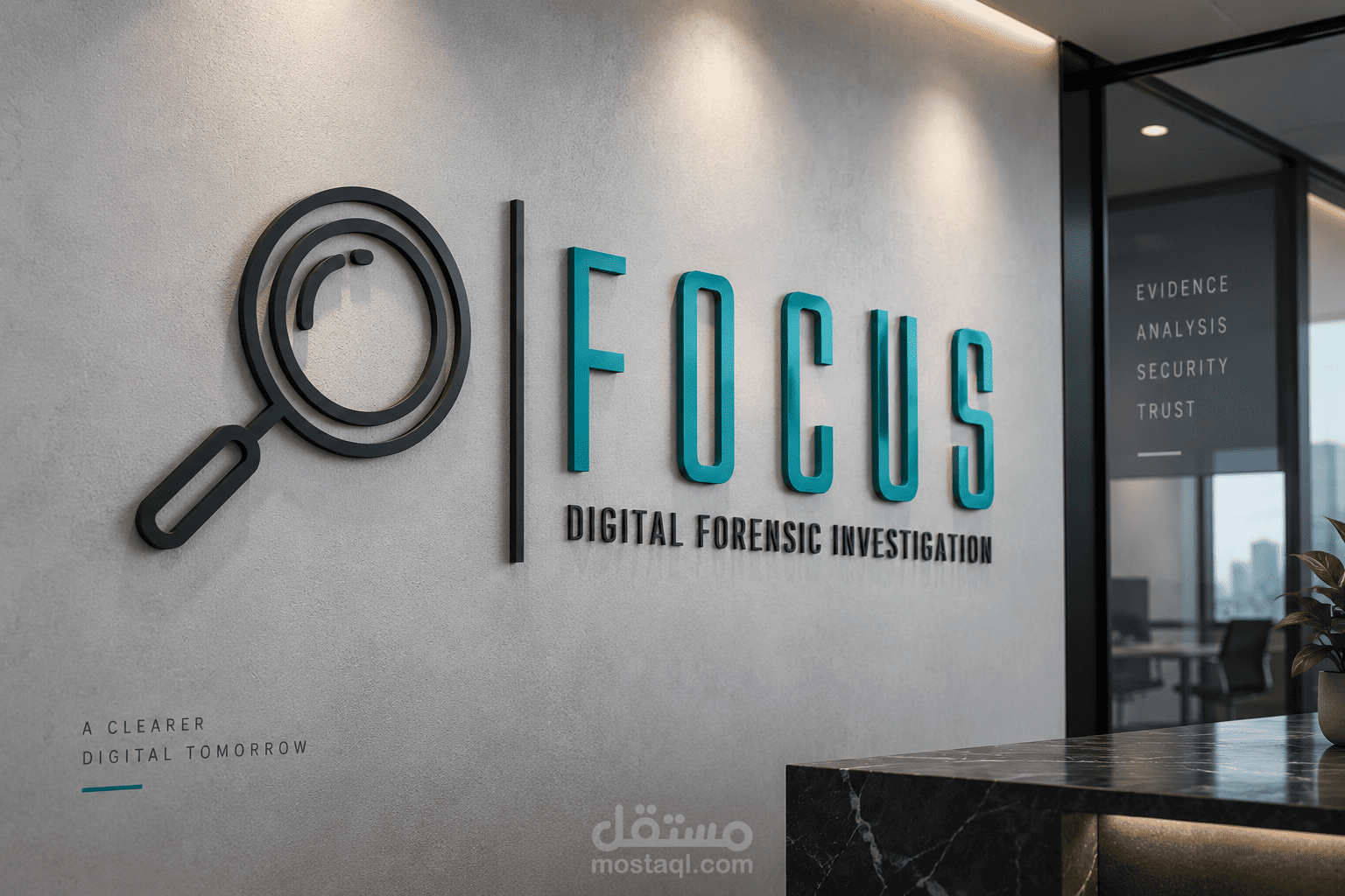 هوية بصرية لشركة focus