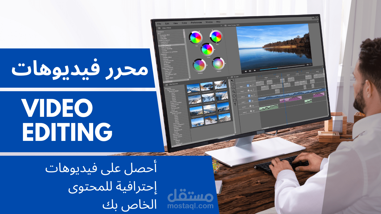 تحرير فيديوهات video editing