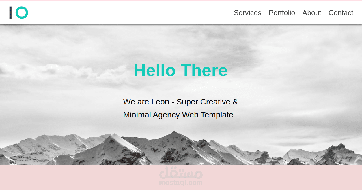landign page