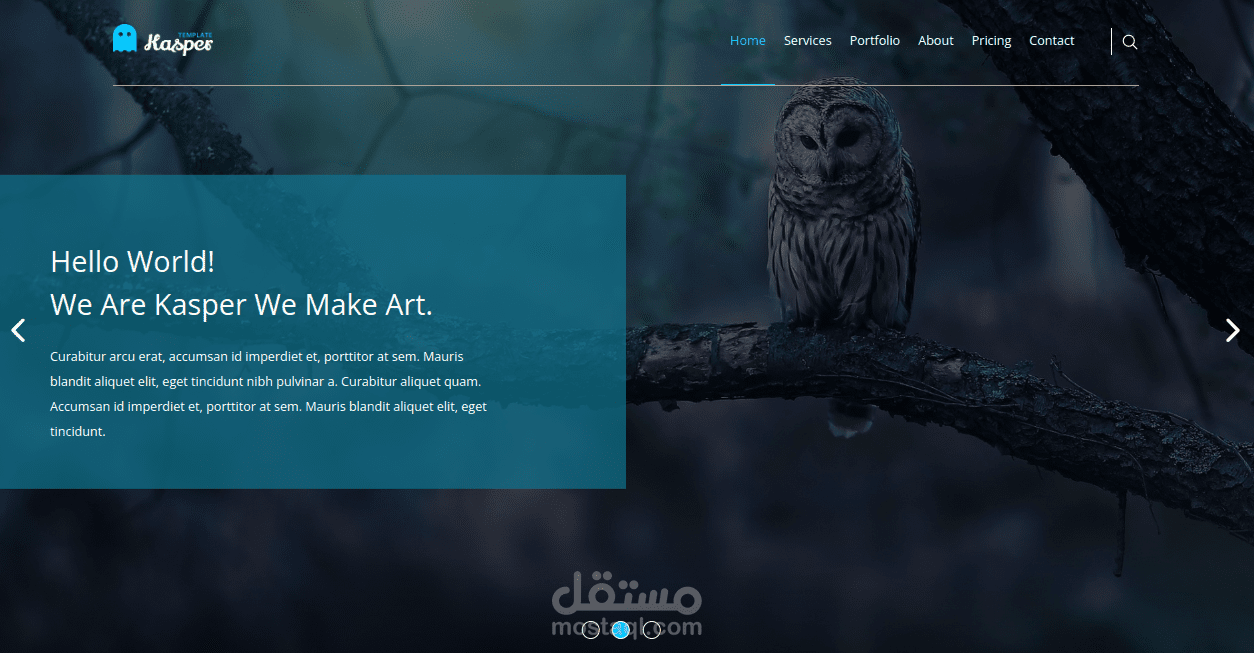 complicated landing page(صفحة هبوط كبيرة)