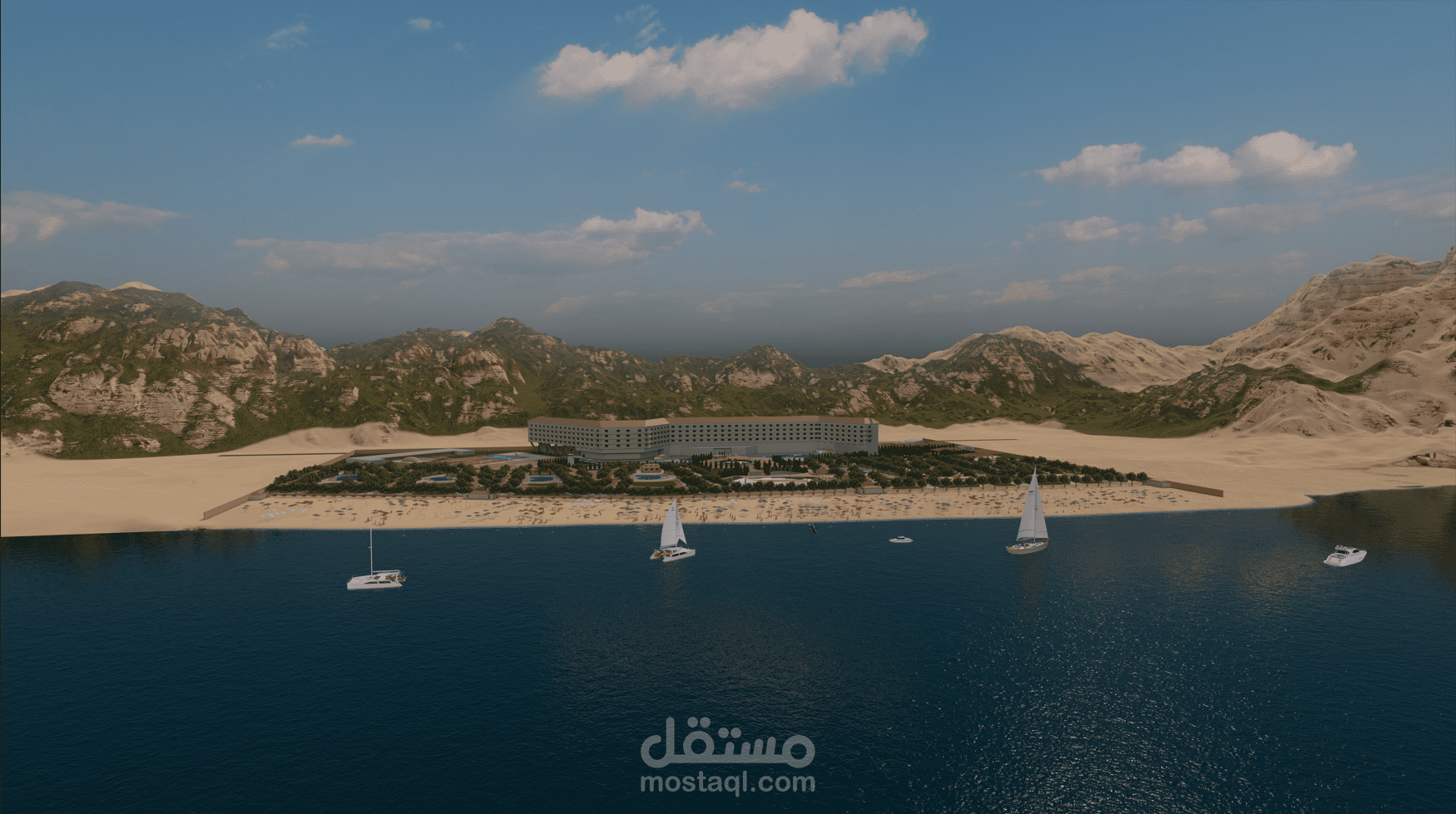 منتجع سياحي بمثلث حلايب,مصر