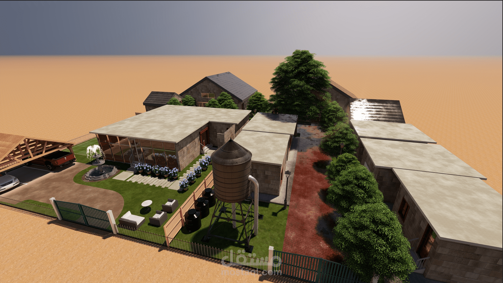 مزرعة اغنام بالامارات