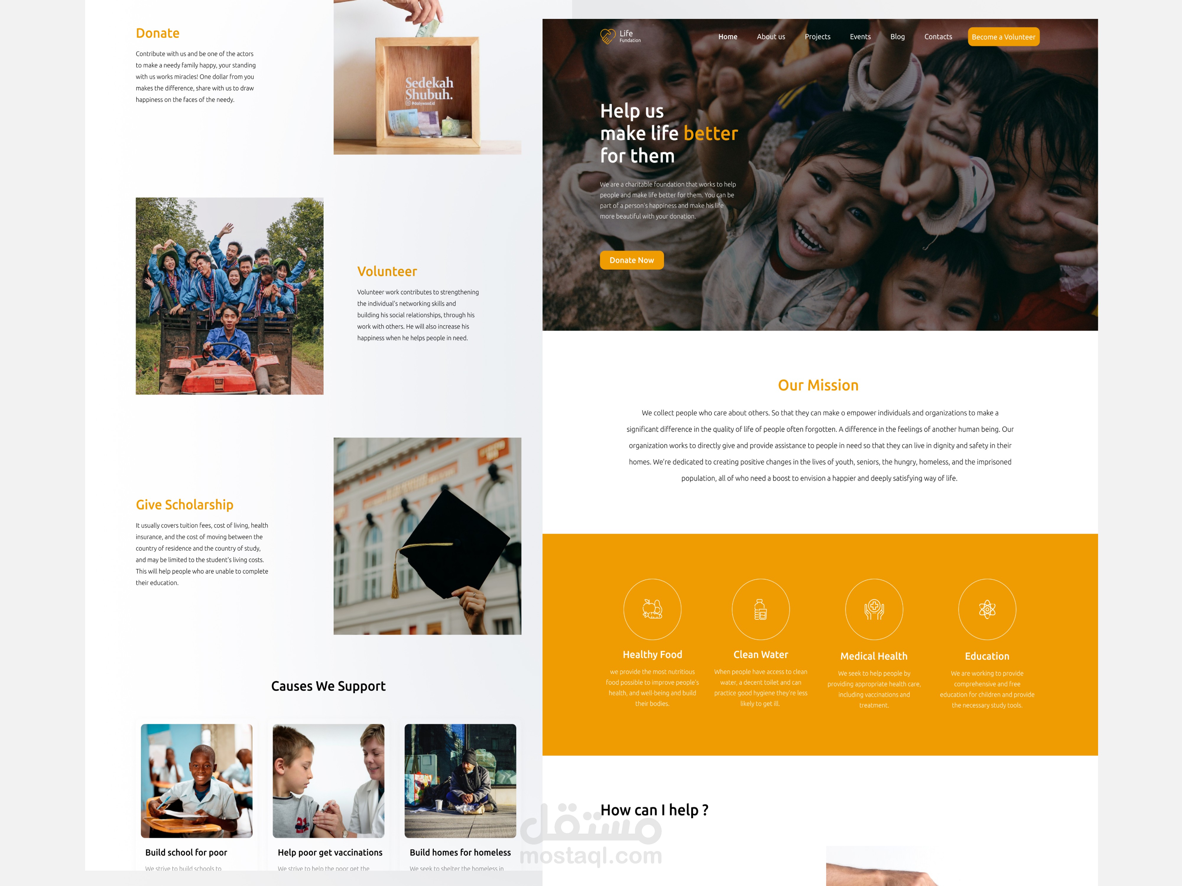 Charity Landing Page