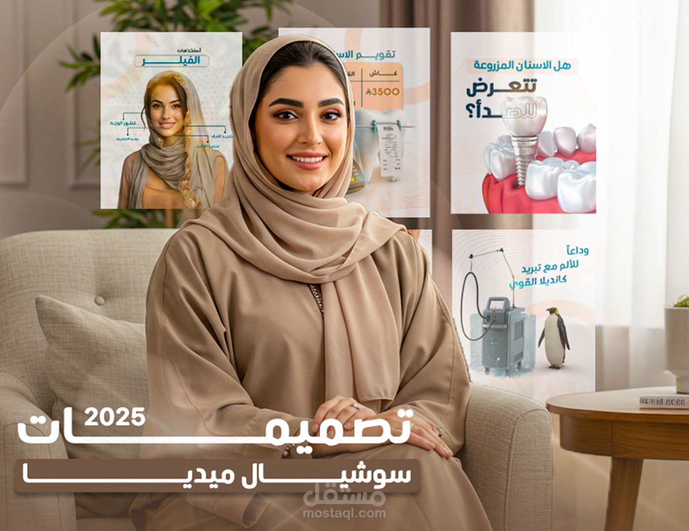 تصميمات سوشيال ميديا في المجال الطبي - سعودية