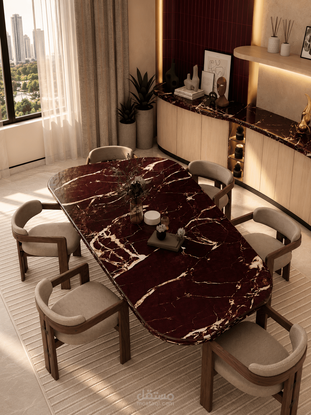 burgundy abstract
