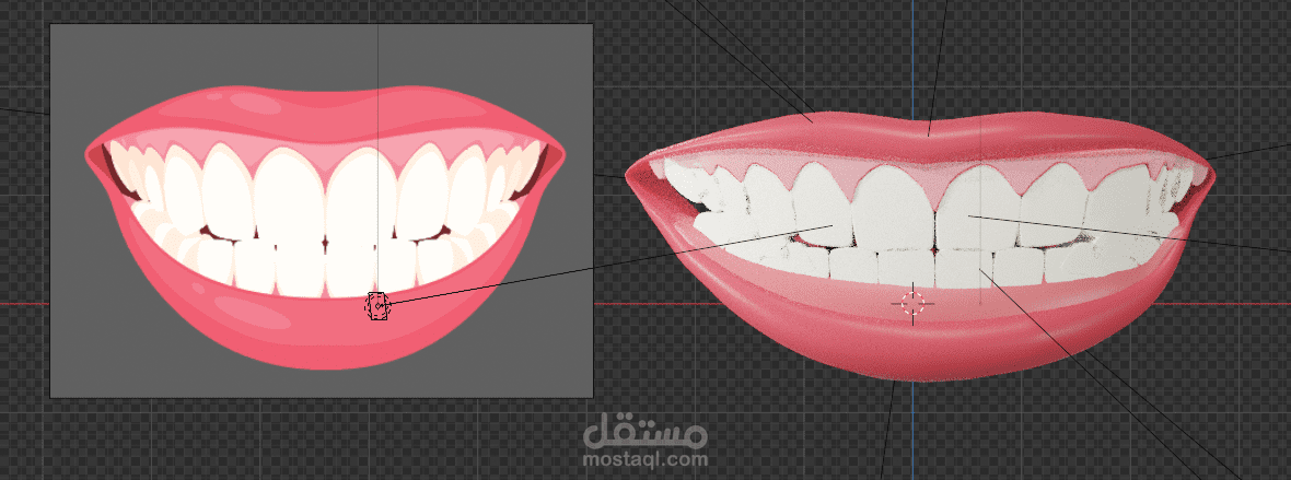 تحويل  الافكار والموديلات من 2D الى 3D