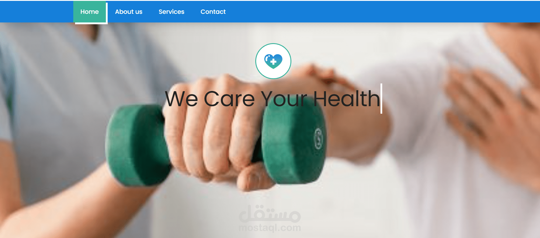 medical care web site with online reservation service