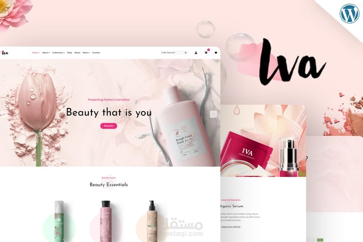 website for a luxury brand