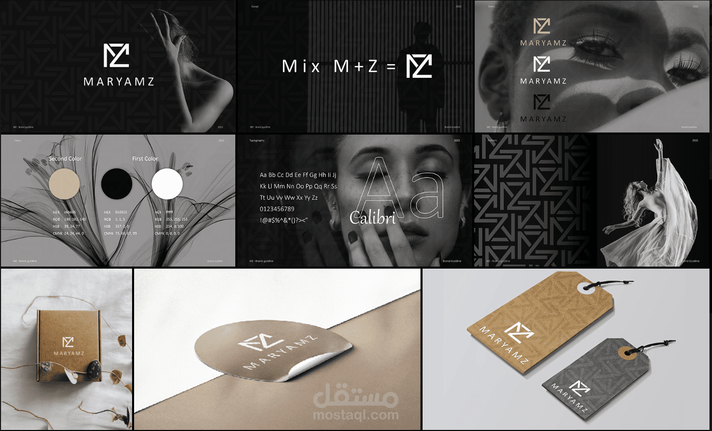 Branding MARYAM Z (Fashion Designer)