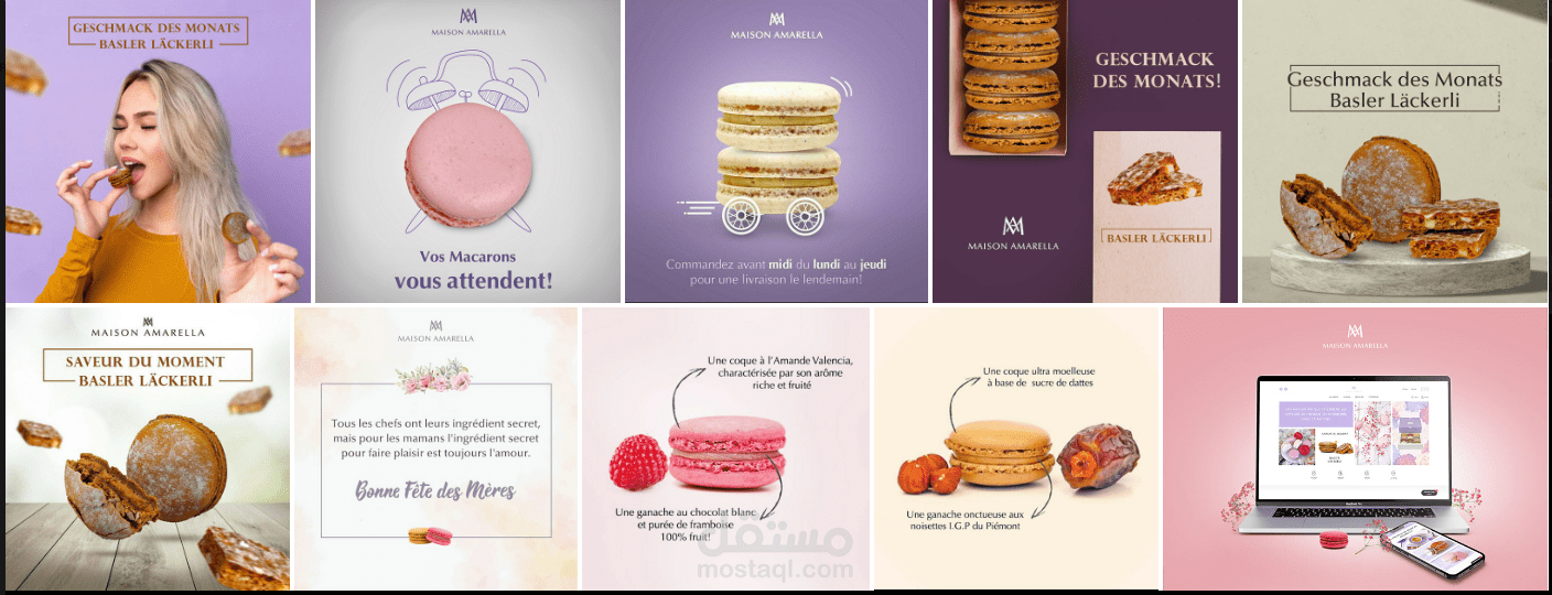 Social Media Posts (Maison Amarella) macron