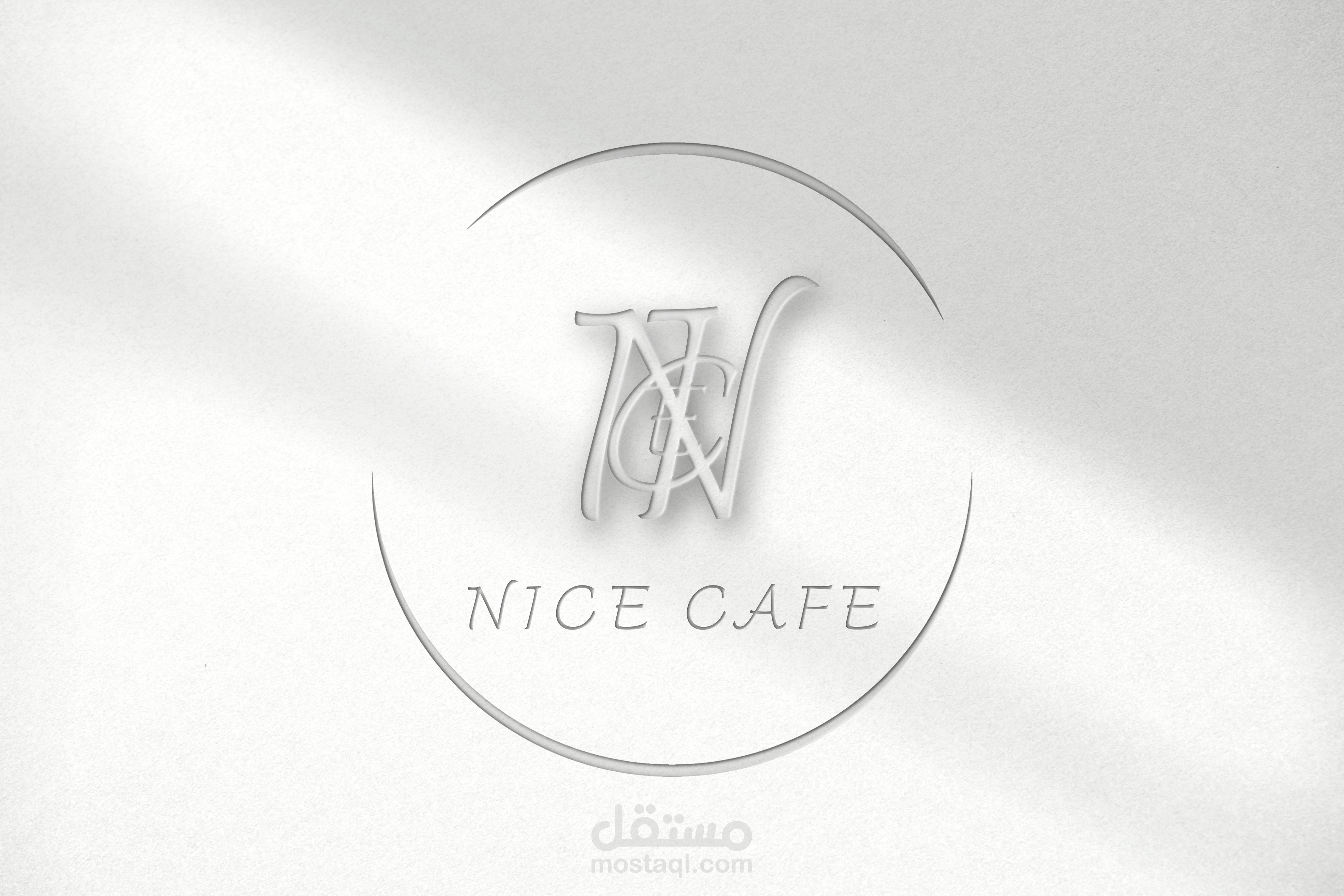 عمل تصميم لمقهى