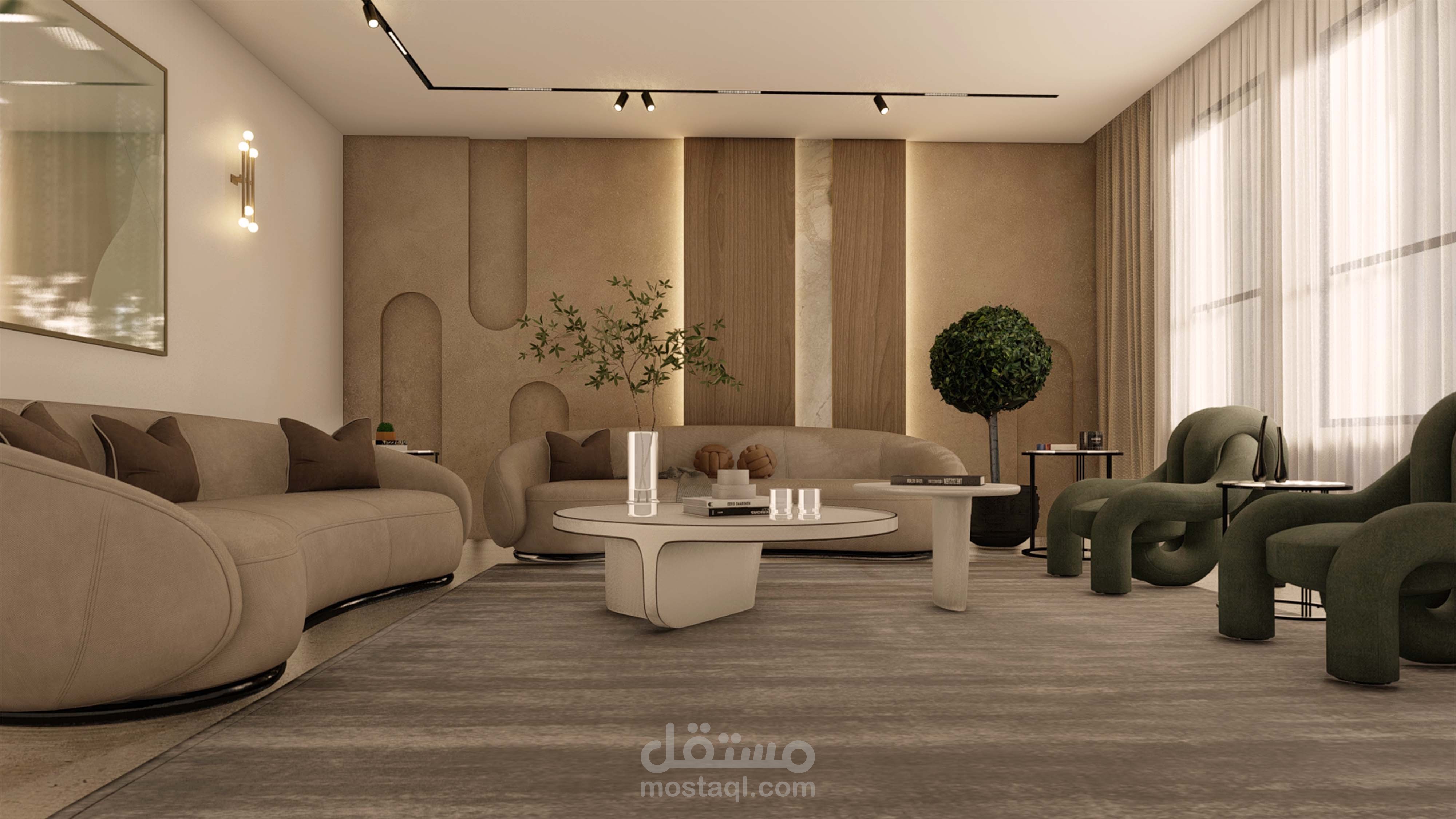 تصميم داخلي لغرفة ضيوف