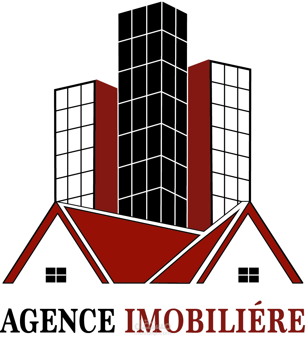 تصميم شعار وكالة عقارية