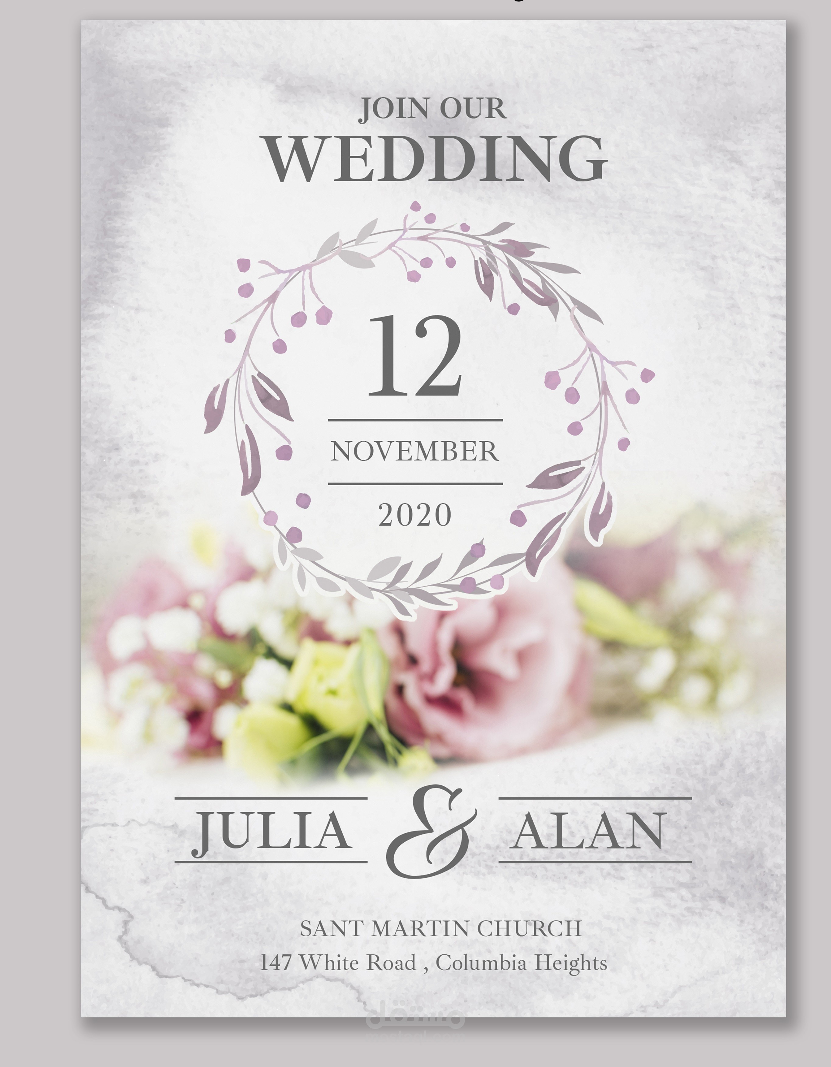 تصميم "دعاوي الزفاف" بشكل إحترافي و جذاب