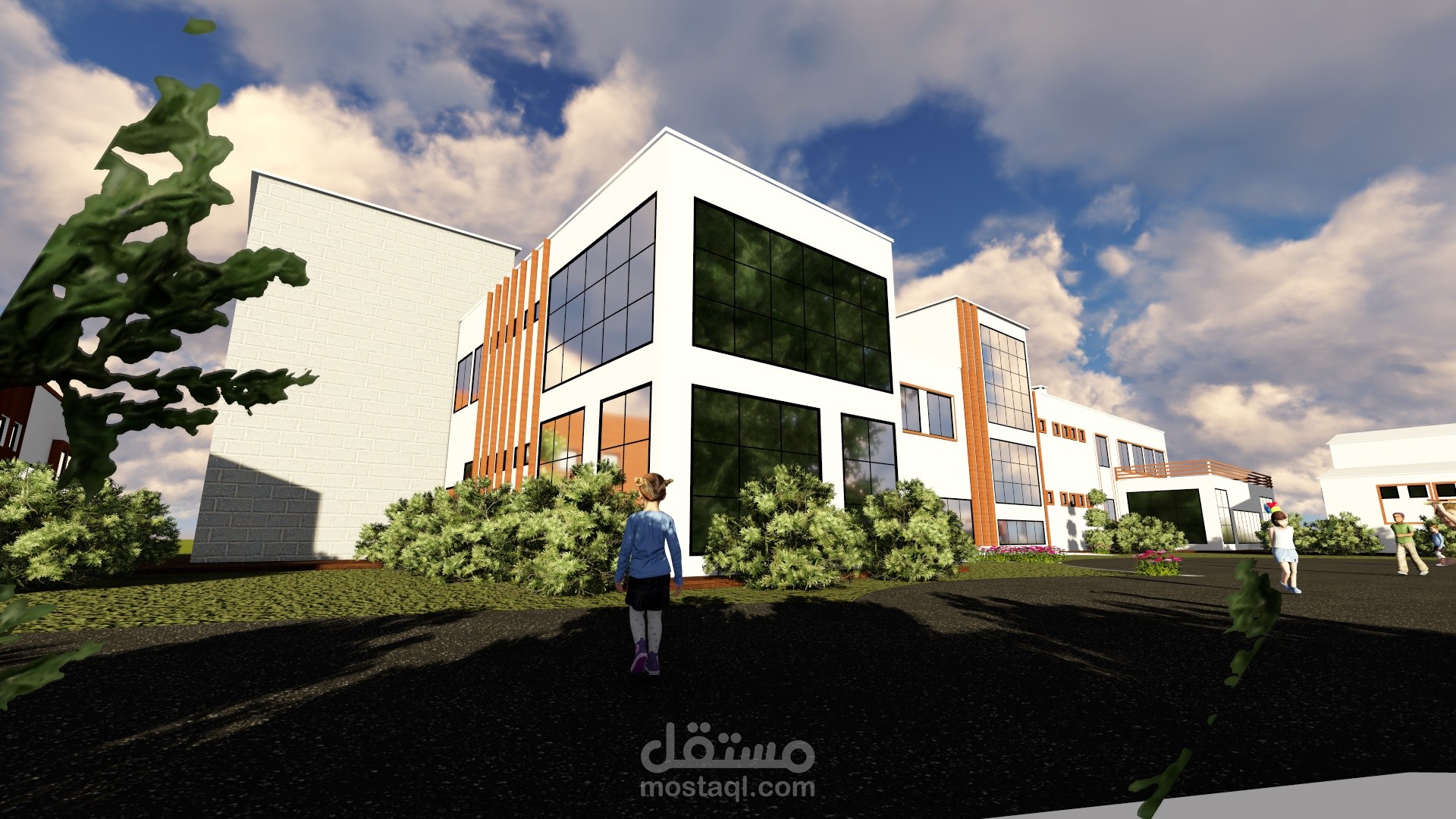 حرم لمدرسة ابتدائية وروضة اطفال