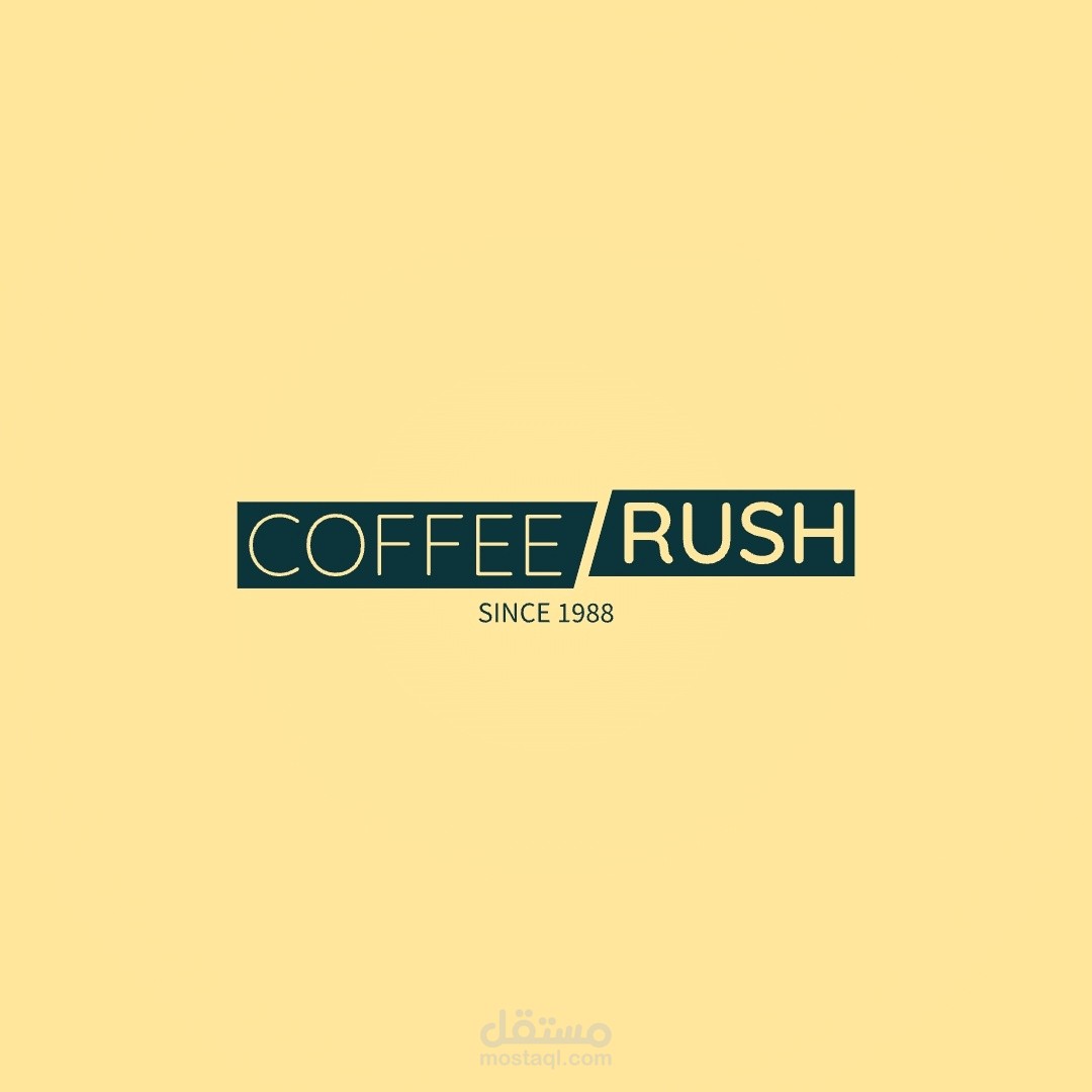 Creative Logo design for Coffee Rush