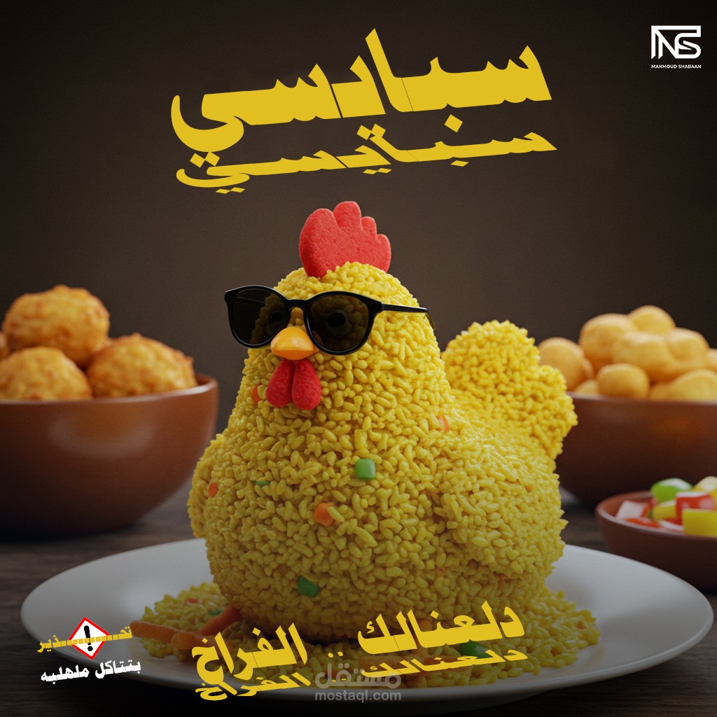 تصميم بوستر اعلاني لمطعم باسم سبايسي