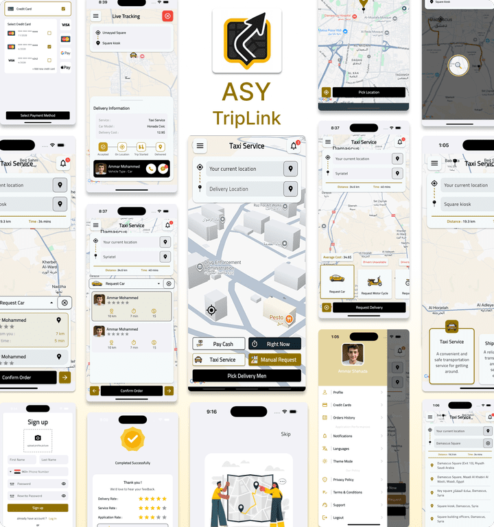 ASY Triplink User App | تطبيق توصيل المستخدم