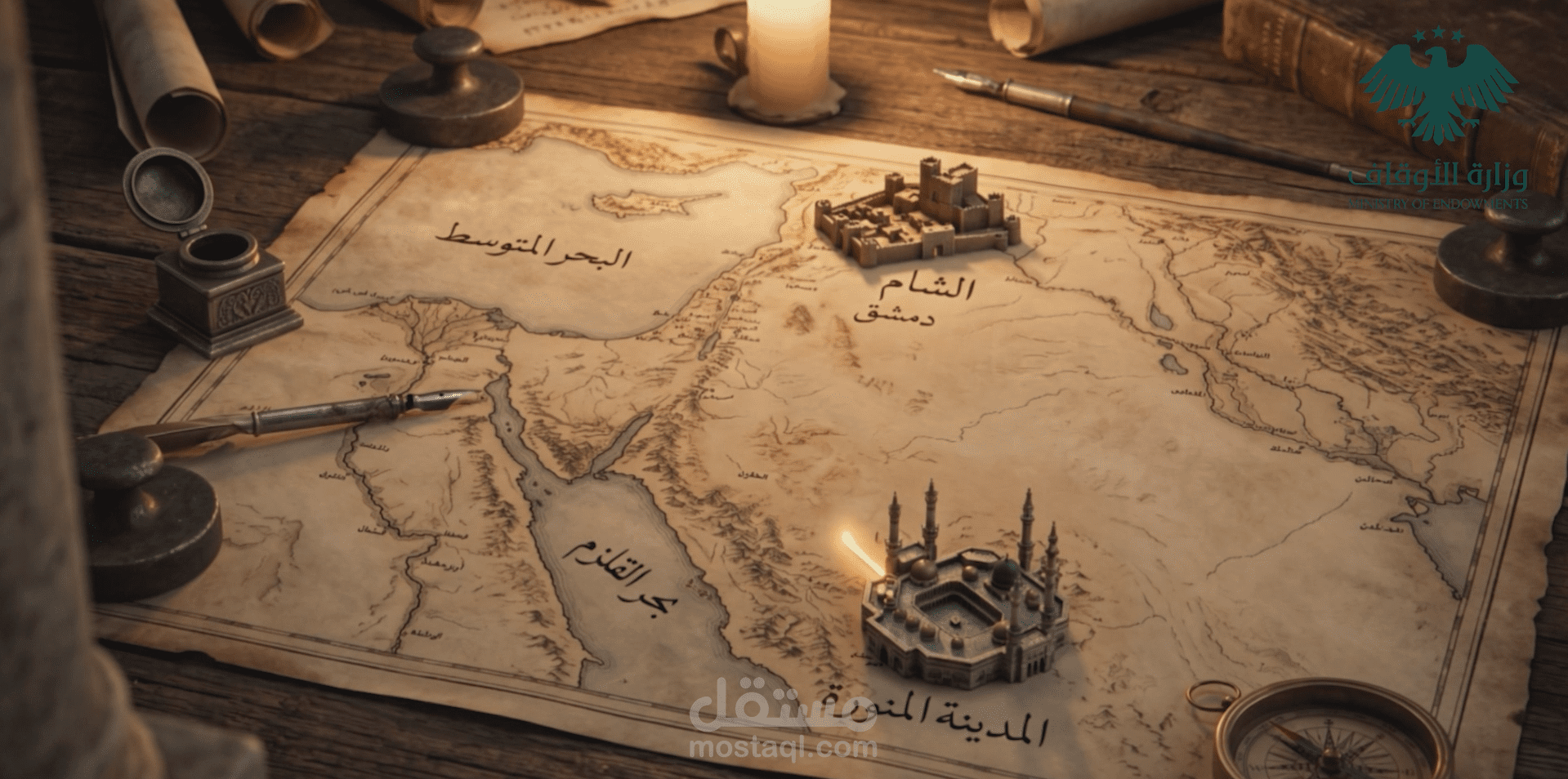 تحرير فيديو باستخدام ال Ai لصالح وزارة الأوقاف السورية عن قراء الشام المعاصرون