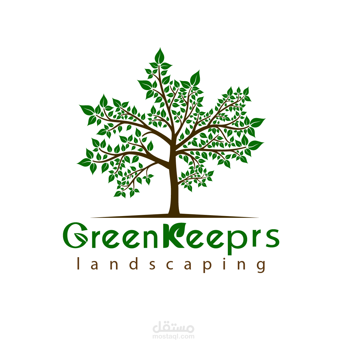 خيارات لوجو شركة تنسيق حدائق