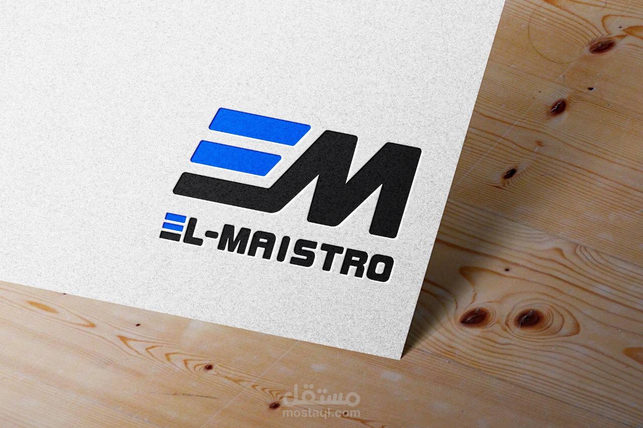 تصميم لوجو احترافي لشركة El-maistro designs لاعمال الدعايا والاعلان