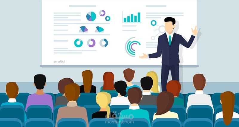 تصميم بريزنتيشن باوربوينت احترافي مع انفوجراف