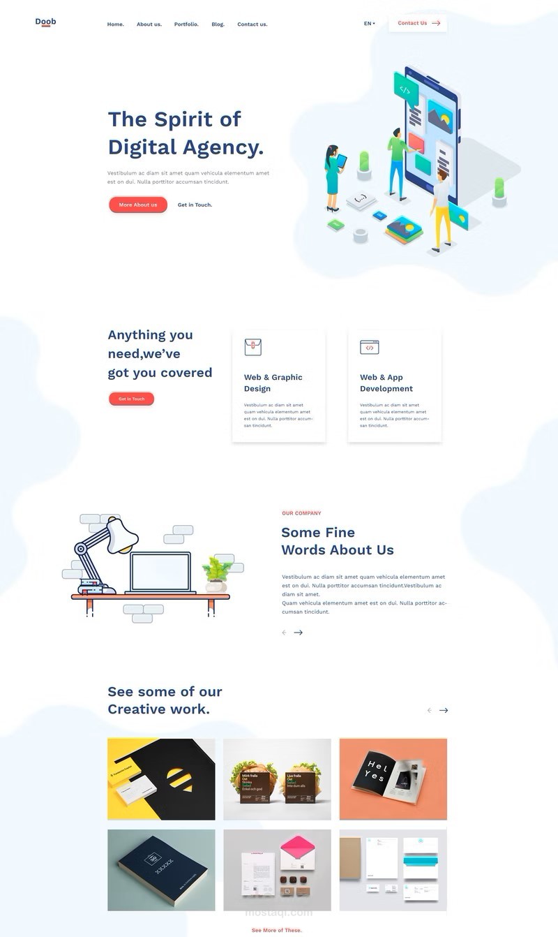 Doob - Free Agency HTML Template