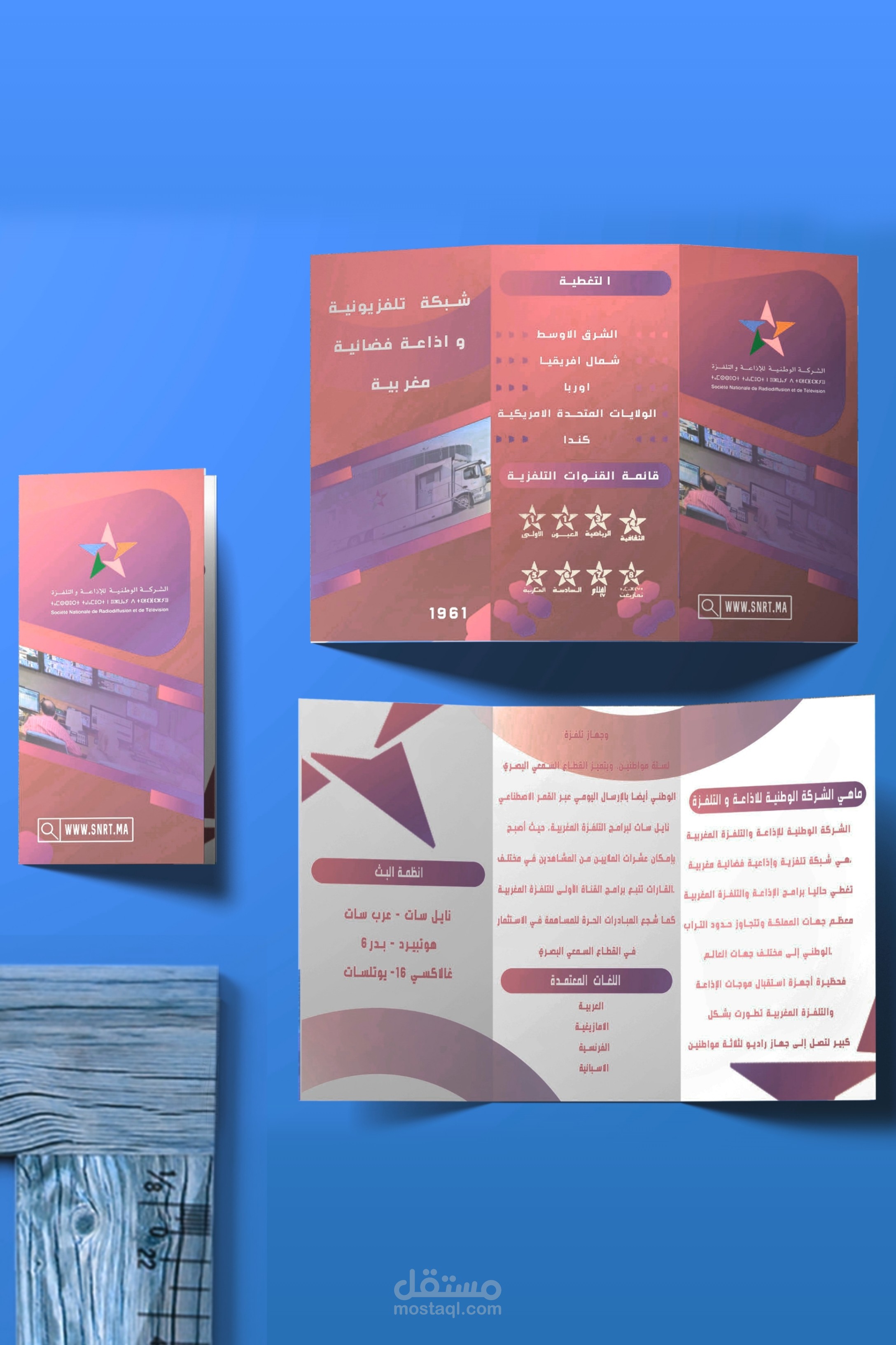 تصاميم بروشورات مختلفة