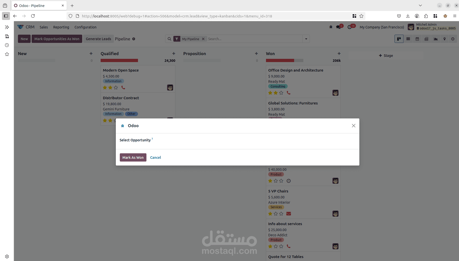 Odoo OWL JS (Kanban,List)