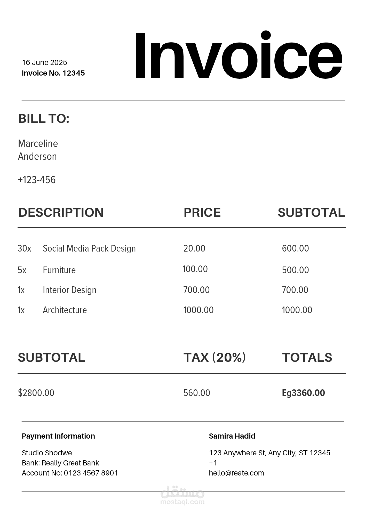 Invoice