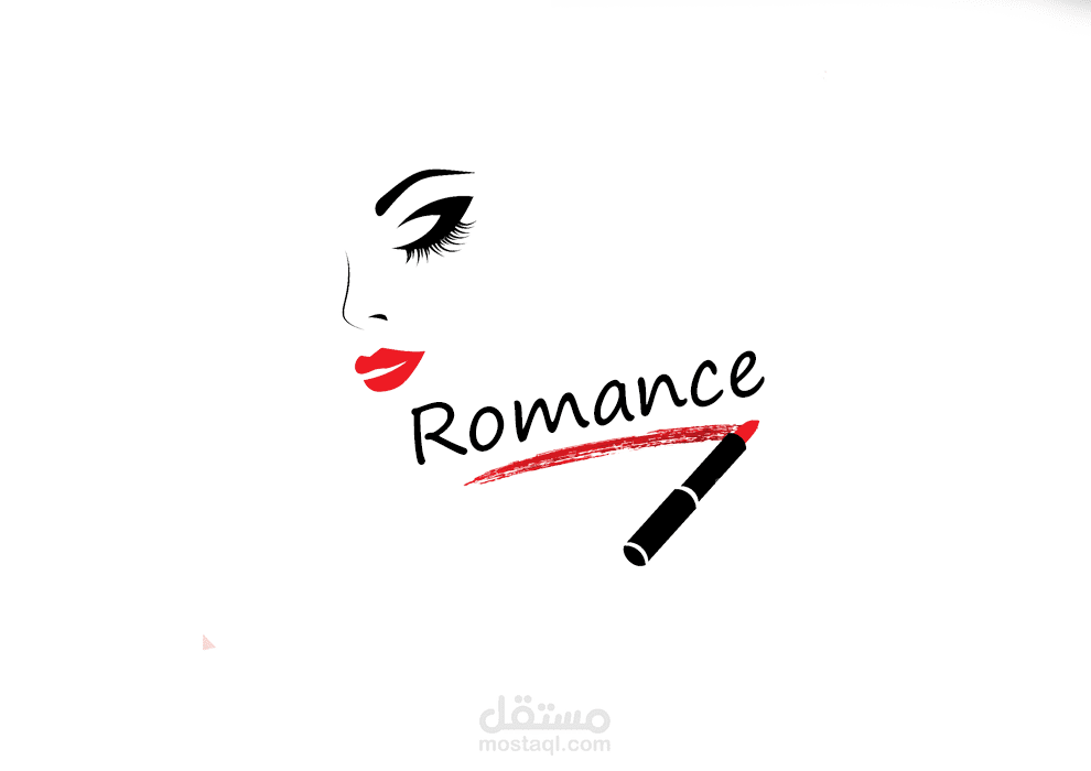 تصميم شعار رومنس للمكياج