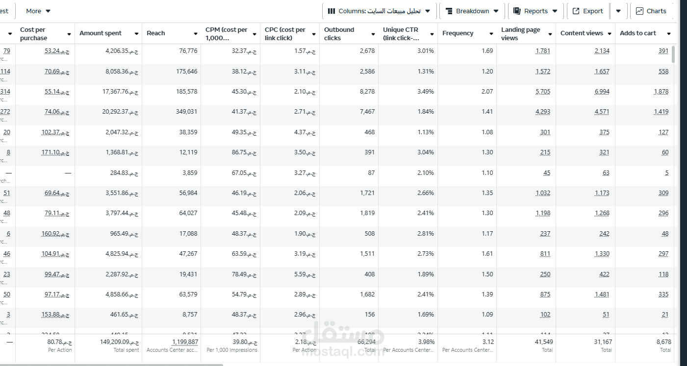 دراسة حالة مختصرة: تحقيق مبيعات تتجاوز 3.8 مليون جنيه خلال 3 أشهر من خلال إعلانات Meta