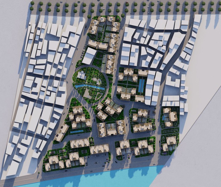 اعادة تطوير منطقة سكنية