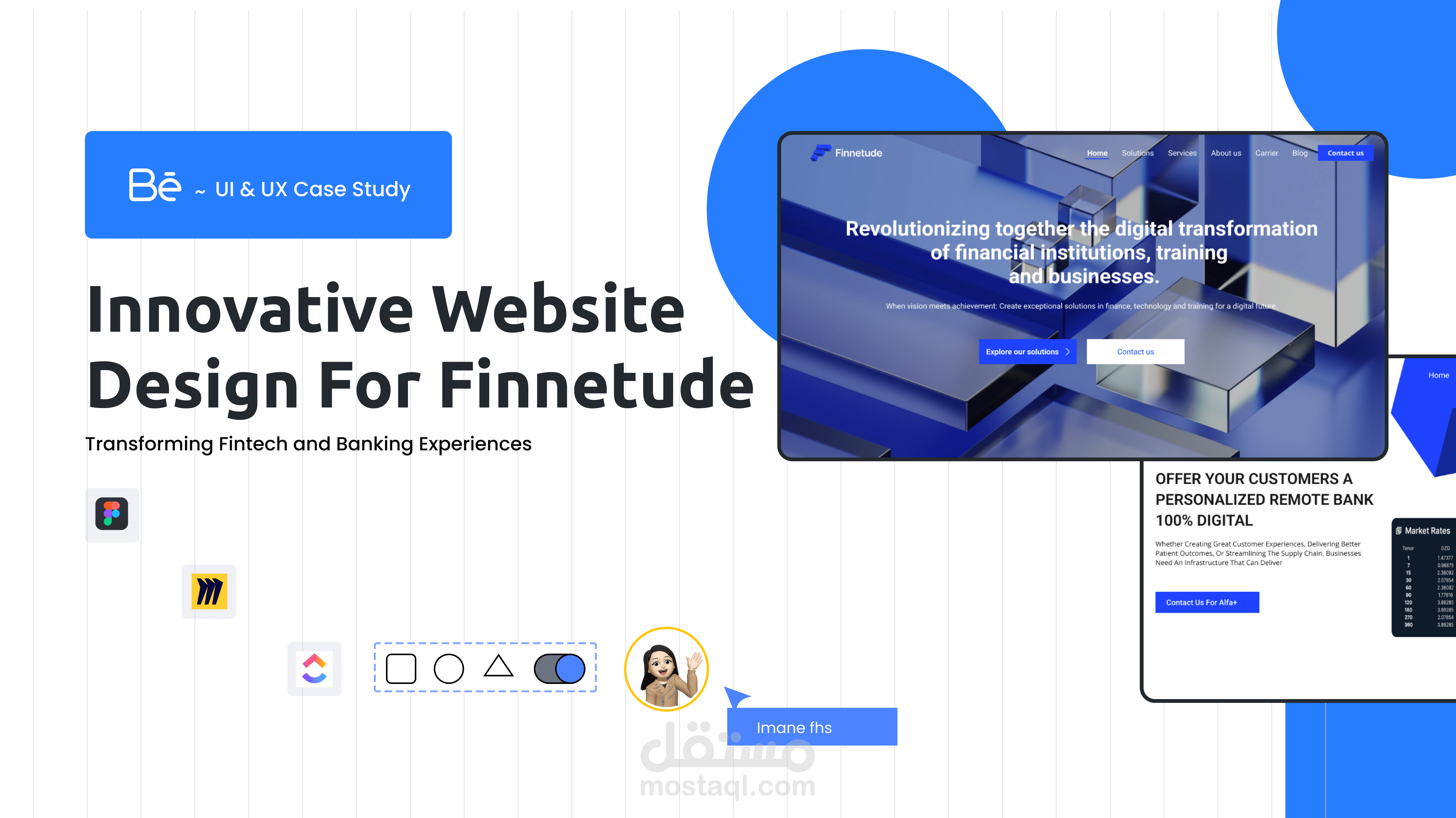 تصميم موقع شركة Finnetude