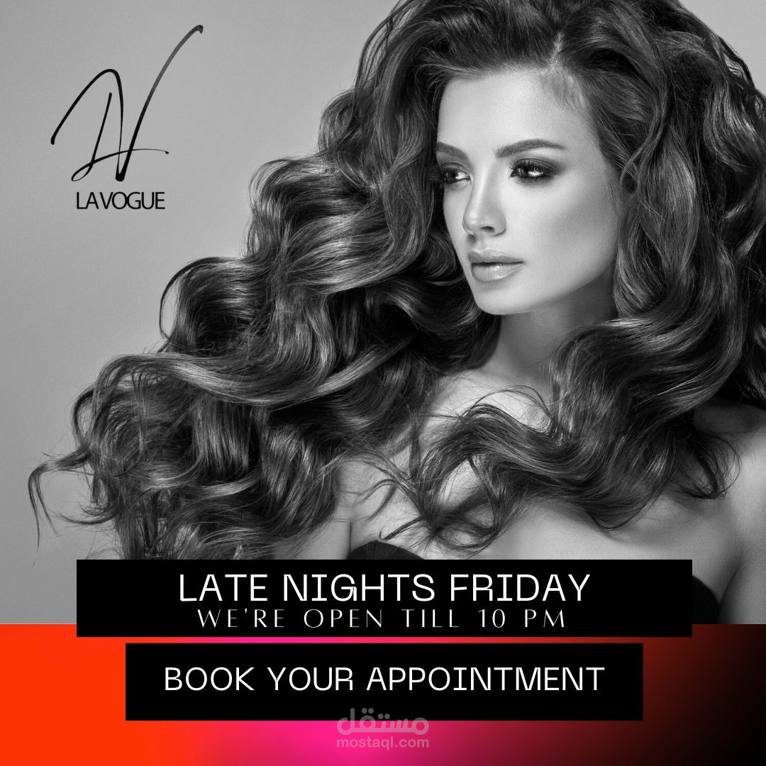 Beauty Salons Social media posts | تصميم منشورات مناسبة لصالونات التجميل