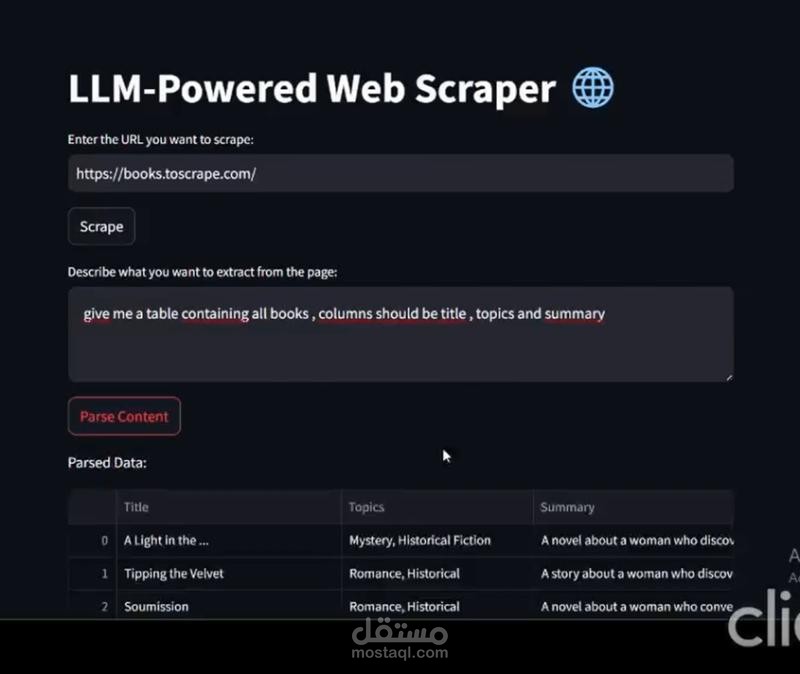LLM-Powered Web Scraper