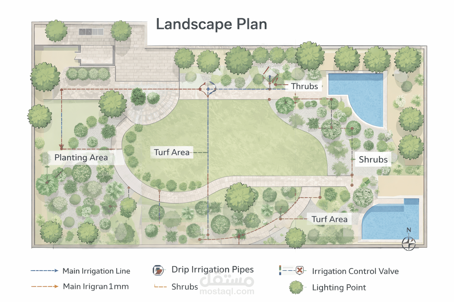 Quantity Takeoff for Landscape Project